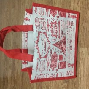 Christmas NWOT burlap bag